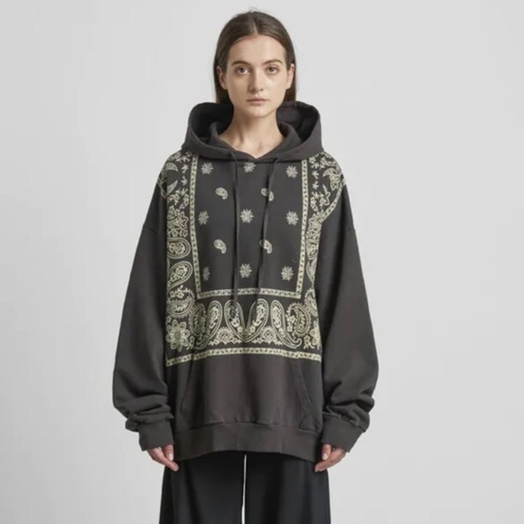 Profound Paisley Bandana French Terry Hoodie - Picture 1 of 10